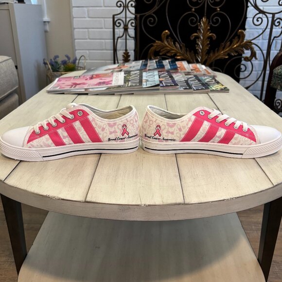 Breast Cancer Awareness Sneakers, Never Worn! - Picture 7 of 8